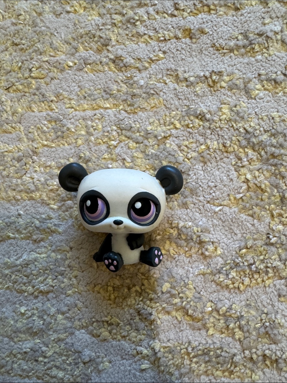 Littlest Pet Shop Panda Figure - White and Black